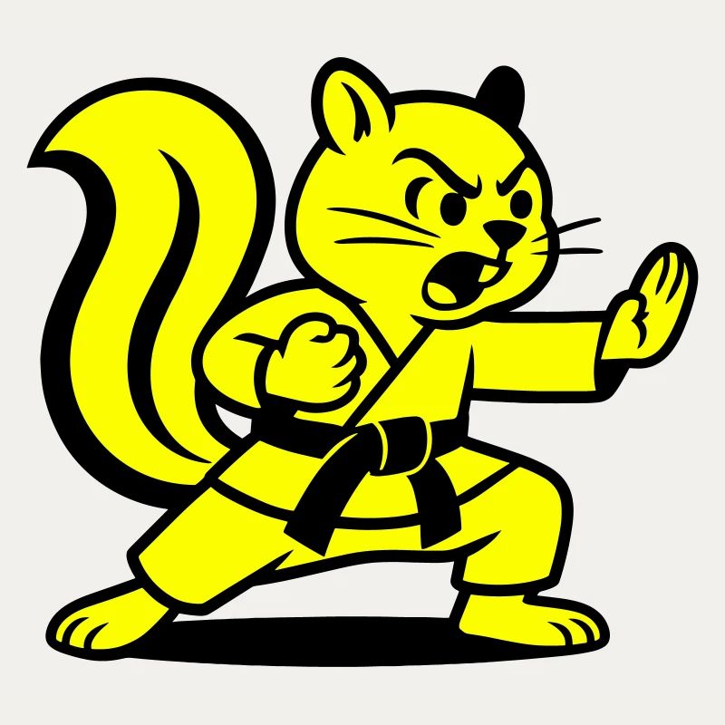 Karate Eichhörnchen!