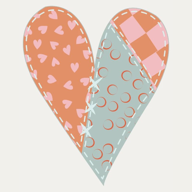 Coeur Patchwork No8