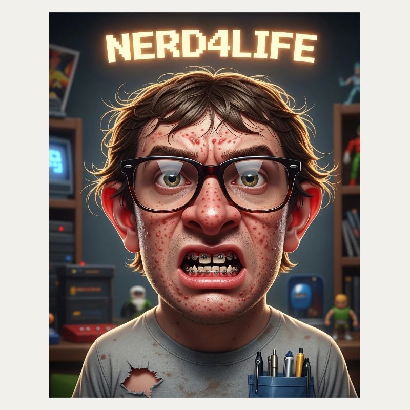Nerd4Life Impression de style pixel