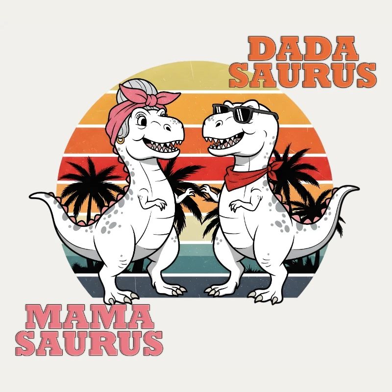 Mama & Dada Saurus – Le Duo Dino Fun !