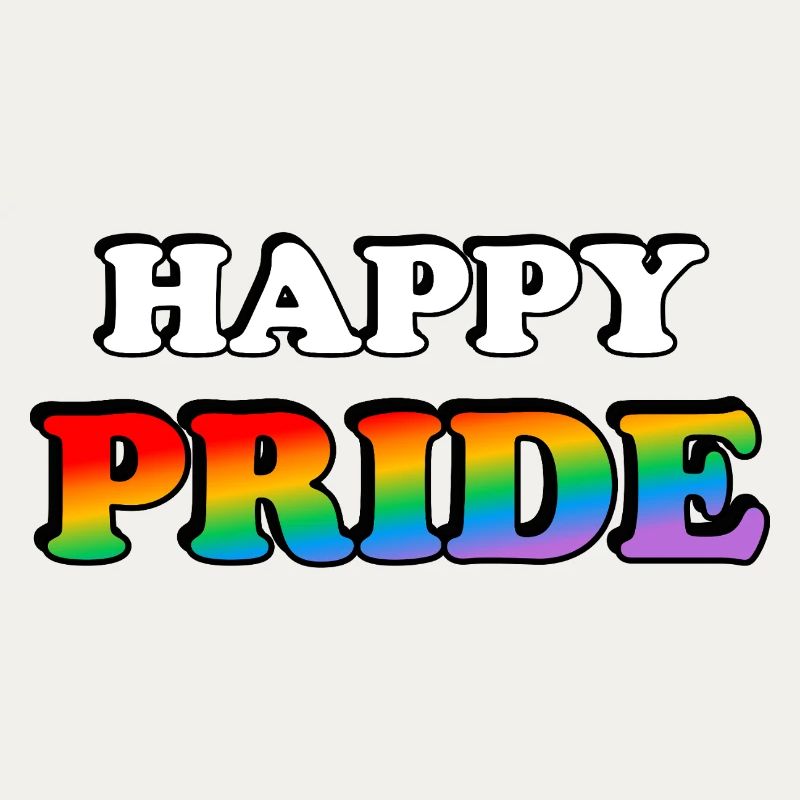 Pride Regenbogen Textdesign