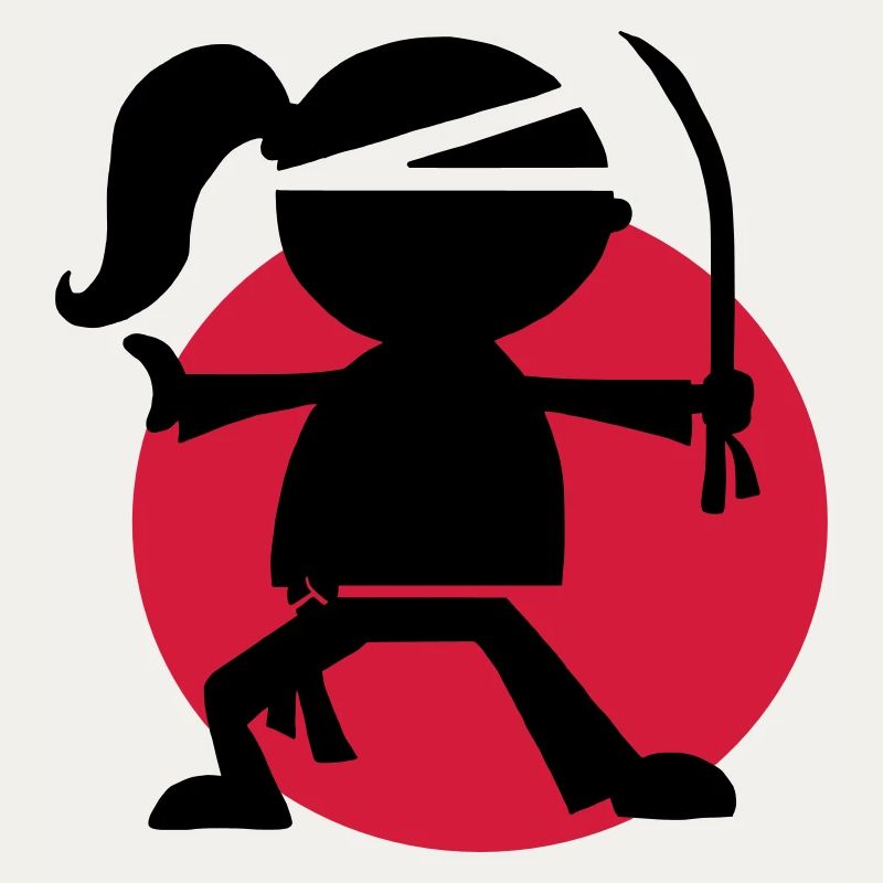 Urbanes Ninja-Mädchen