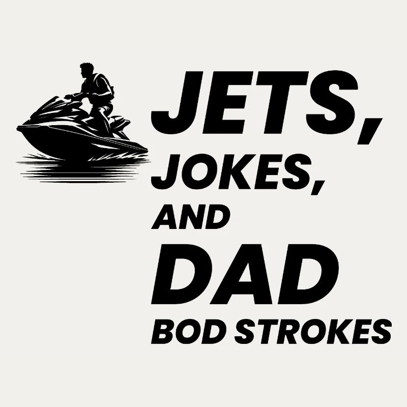 Funny Jet Ski Dad Bod Summer 