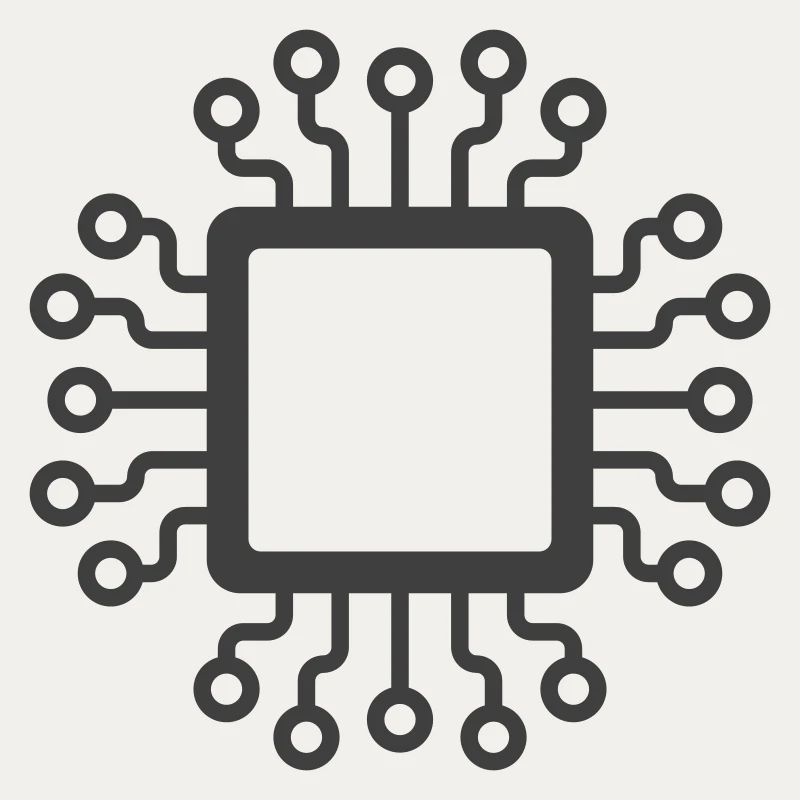 Microchip Circuit Icon Logo