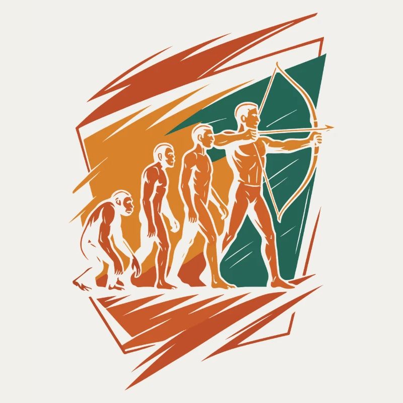 Évolution du tir à l'arc Archer Arc Cible