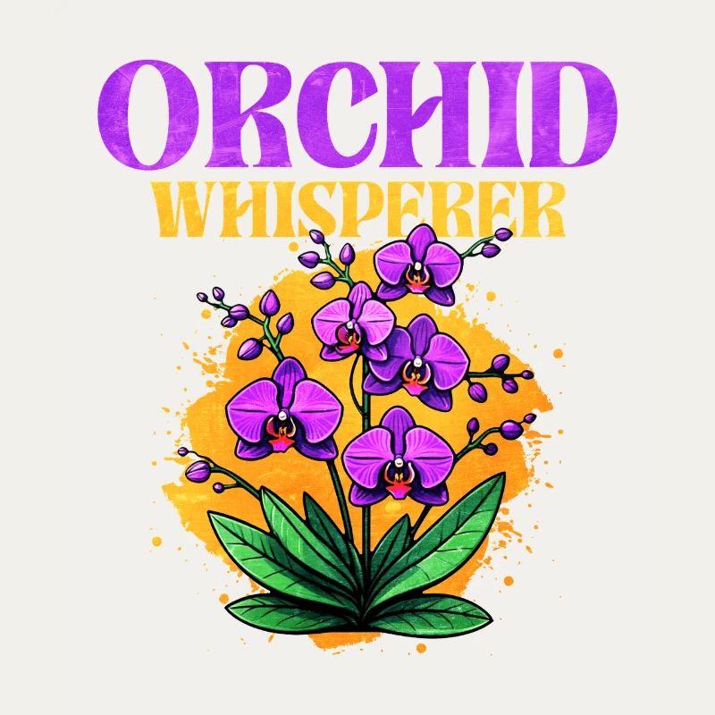 Conception de murmure d'orchidée