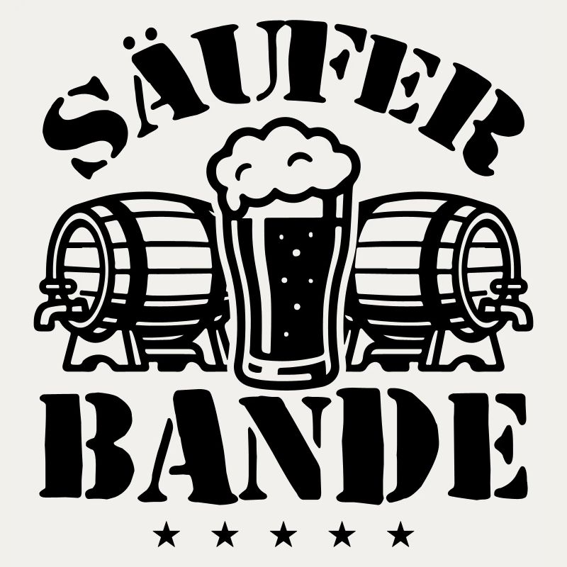 Säufer Bande Bier