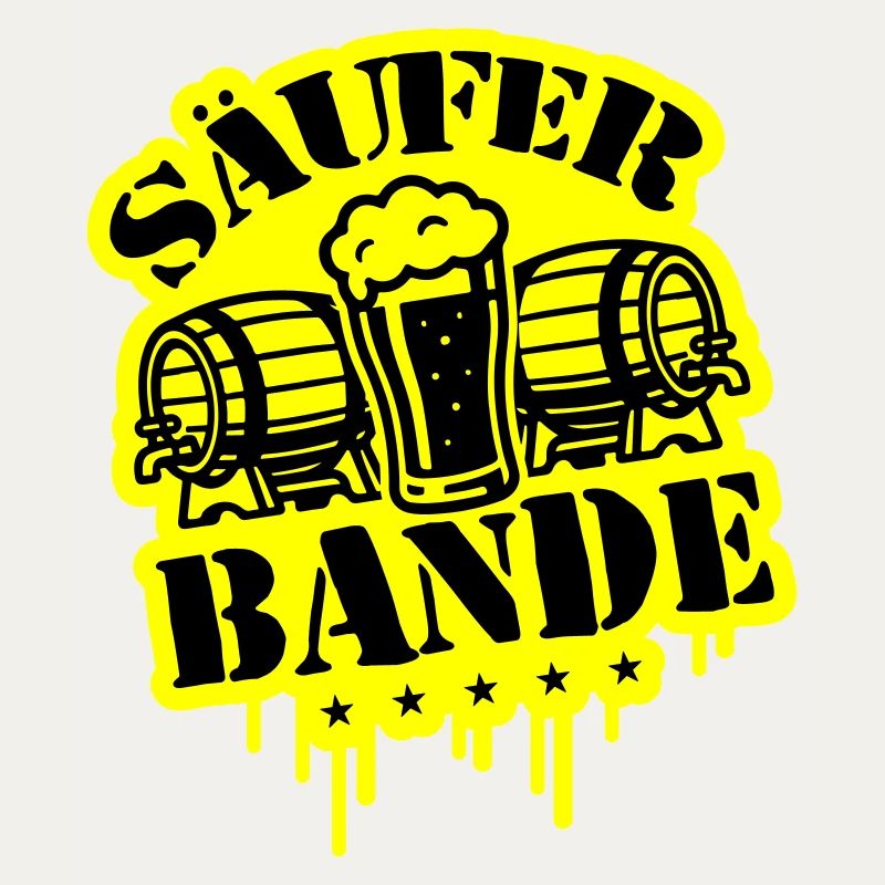 Säufer Bande Bier