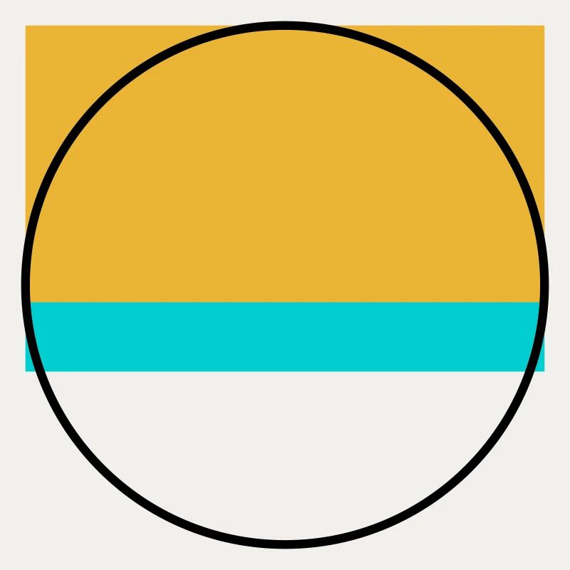 Minimalist Sunset Over Ocean