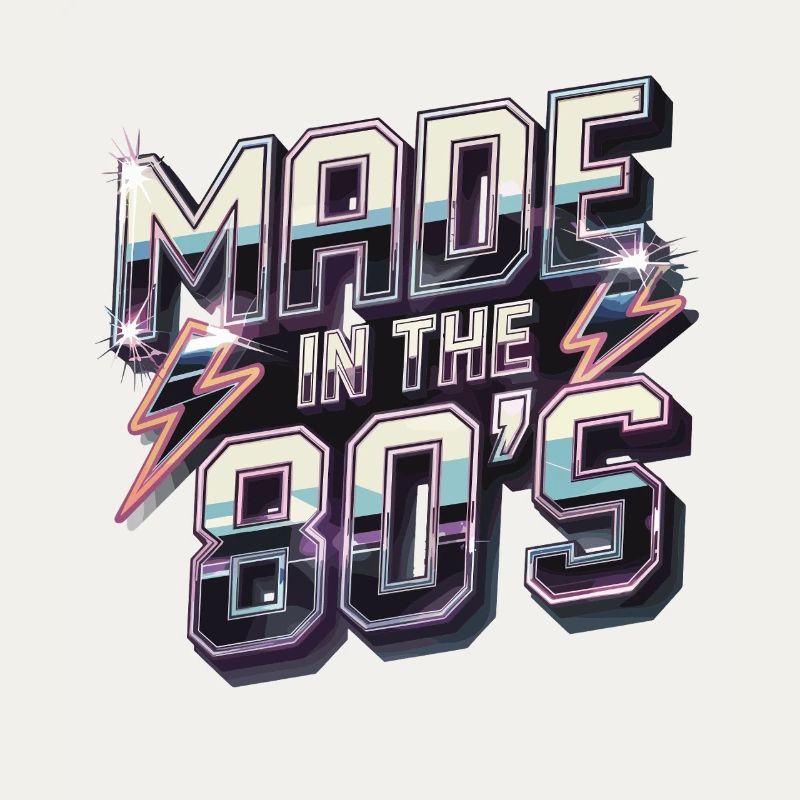 Made In The 80's Retro Flash