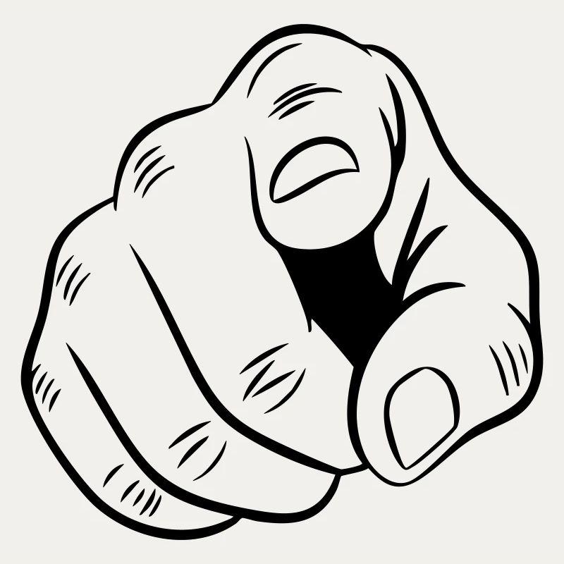 Pointing Hand Illustration
