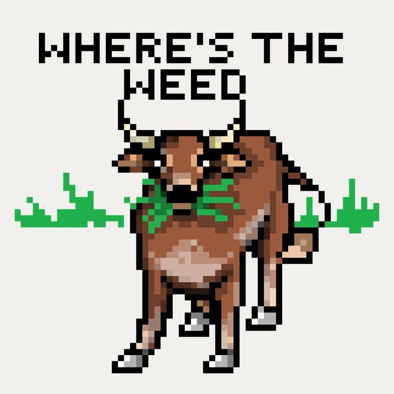 Pixelart Kuh