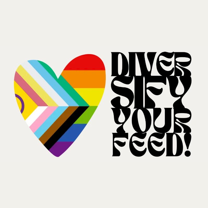 🌈♿ Diversify Your Feed –Progress Pride&Disability