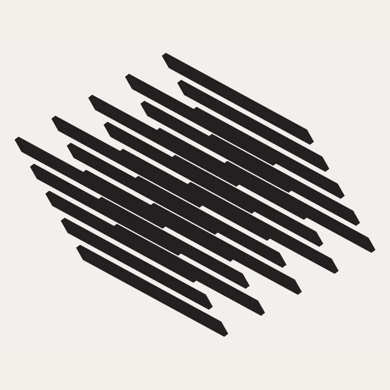 Diagonal Scribble Monochrome Pattern