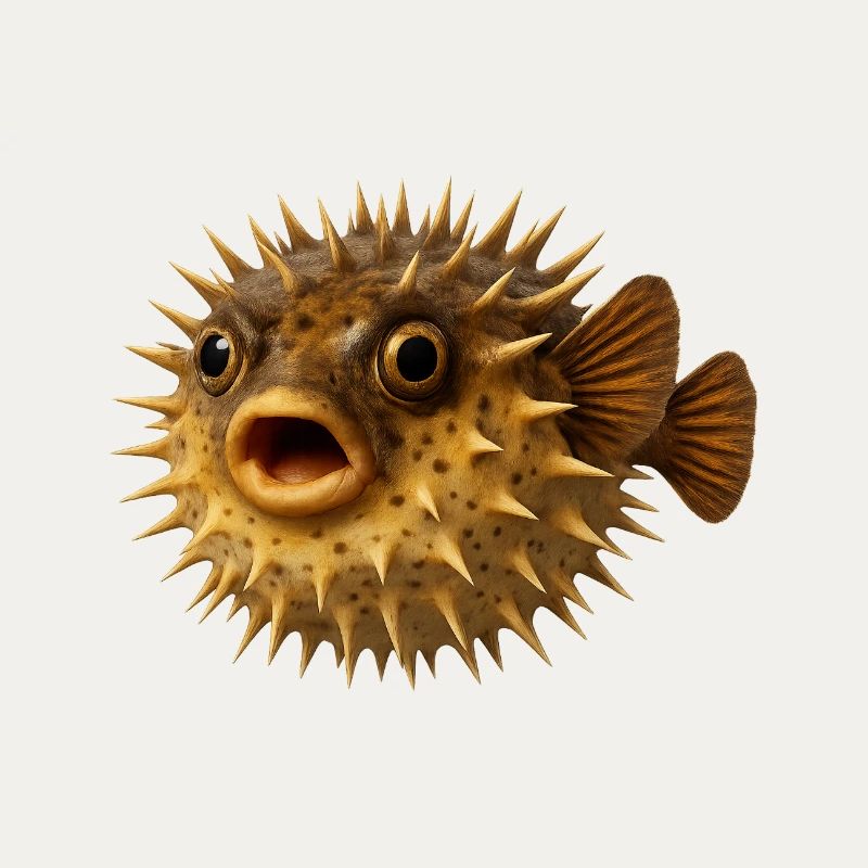 Spiny Fish Underwater Pattern
