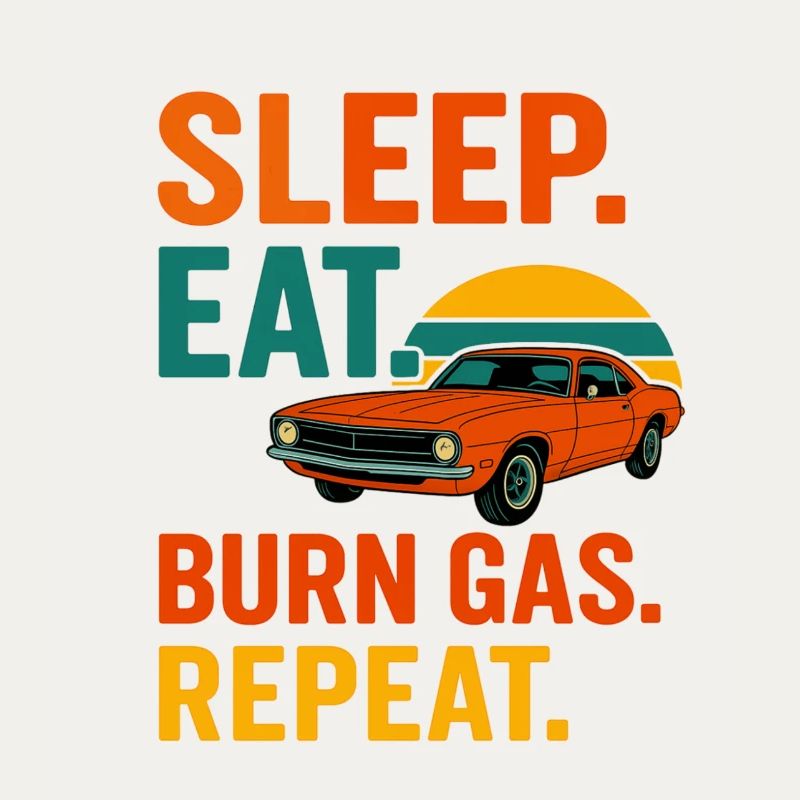 Dormir Manger Brûler Gaz Répéter