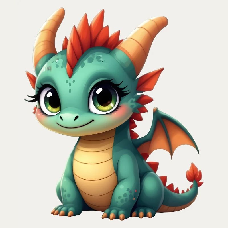 Mignon bébé dragon