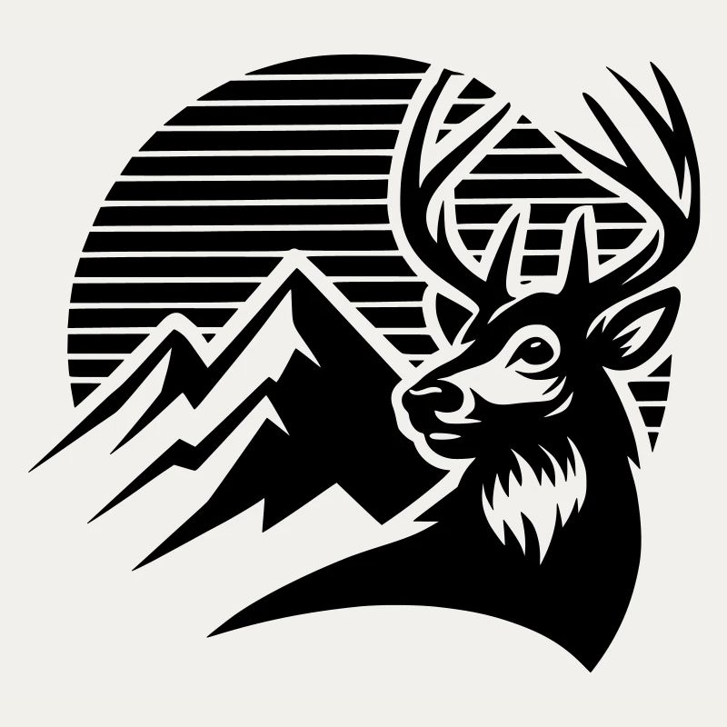 Alpenhirsch