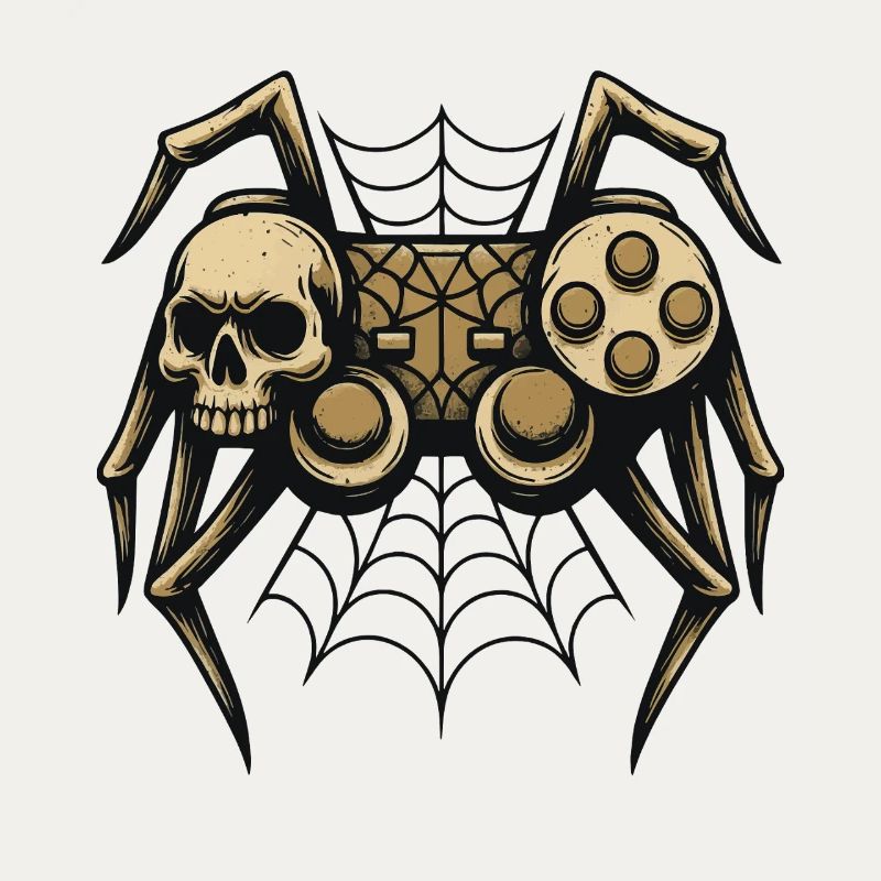Skull Spider with Controller