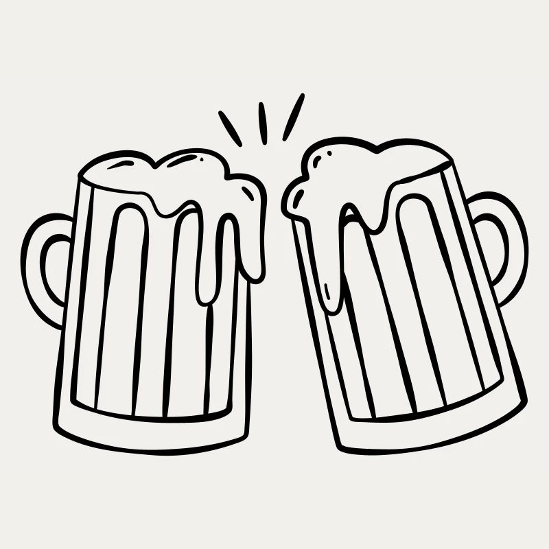 Bierhumpen - anstossen