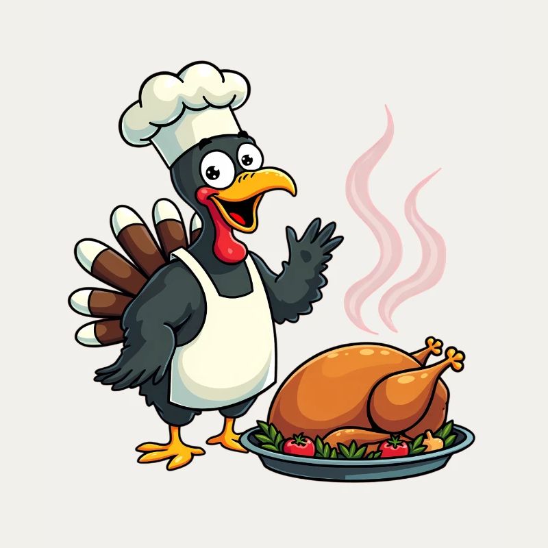 Cuisinier de dinde de Thanksgiving