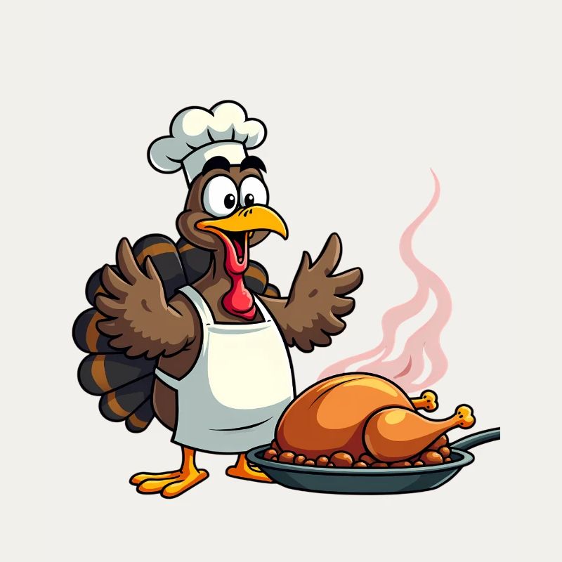 Cuisinier de dinde de Thanksgiving
