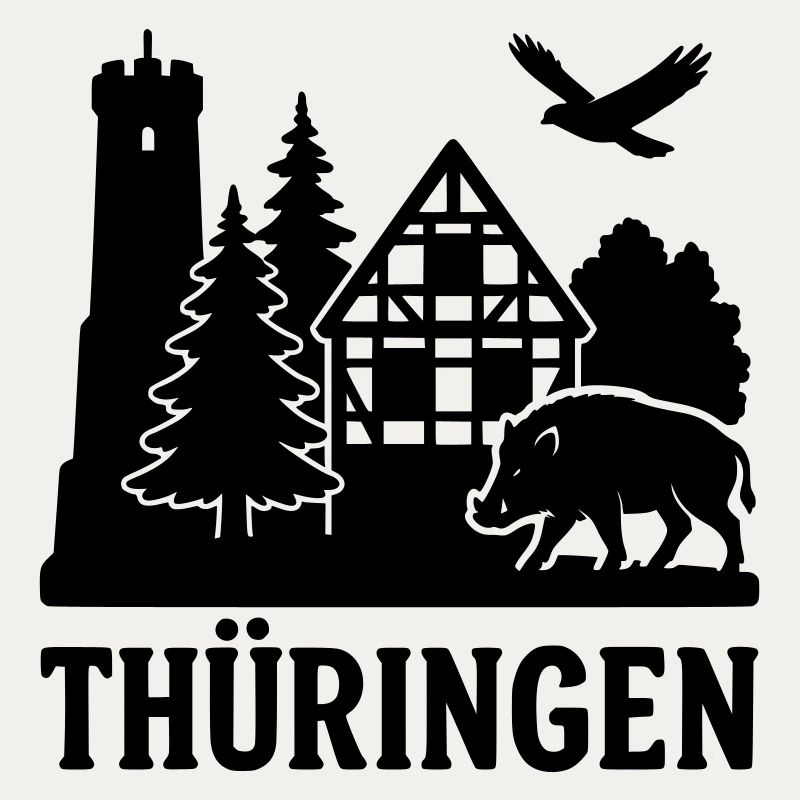 Thuringia Silhouette