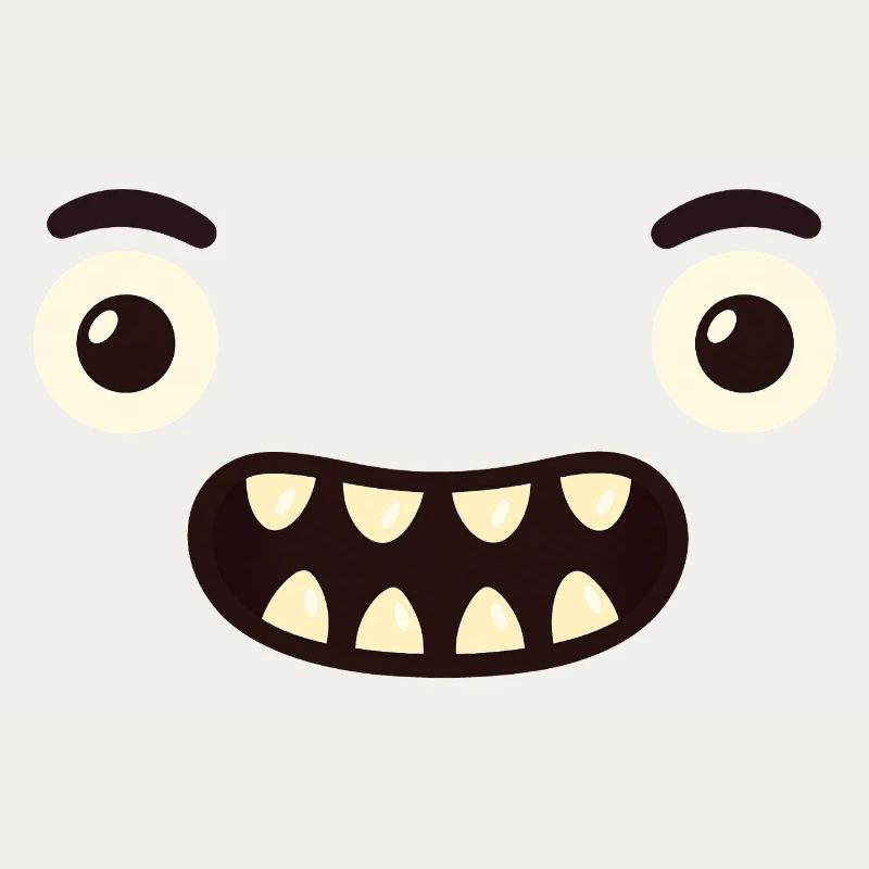 Visage de monstre