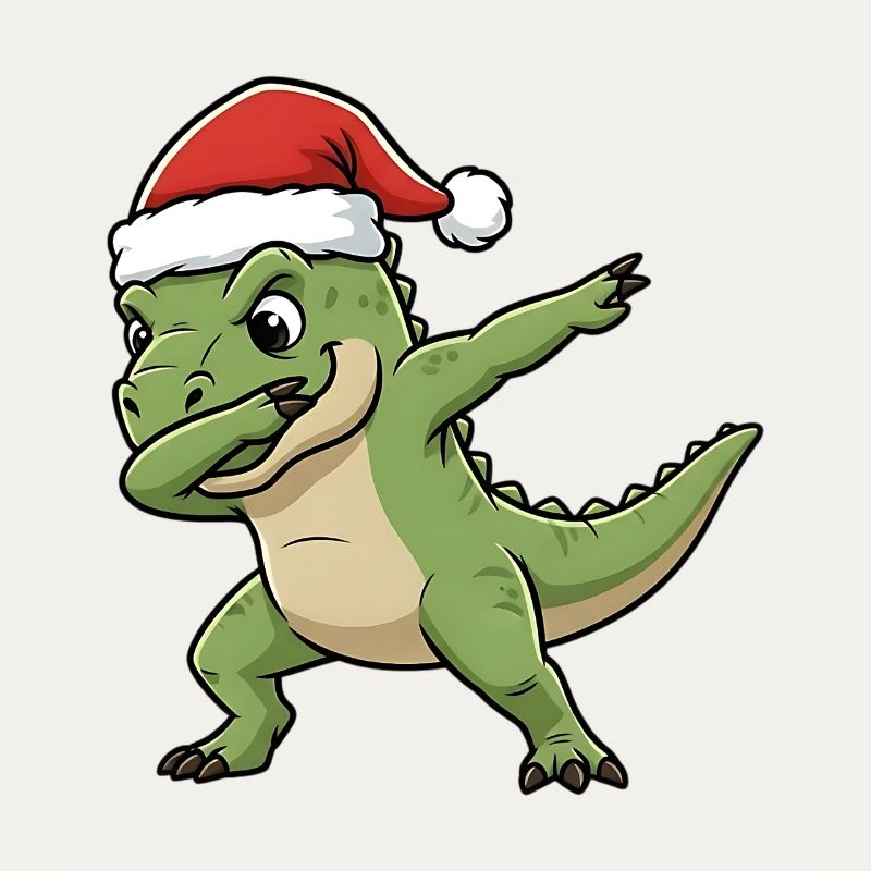 Dab T-Rex de Noël