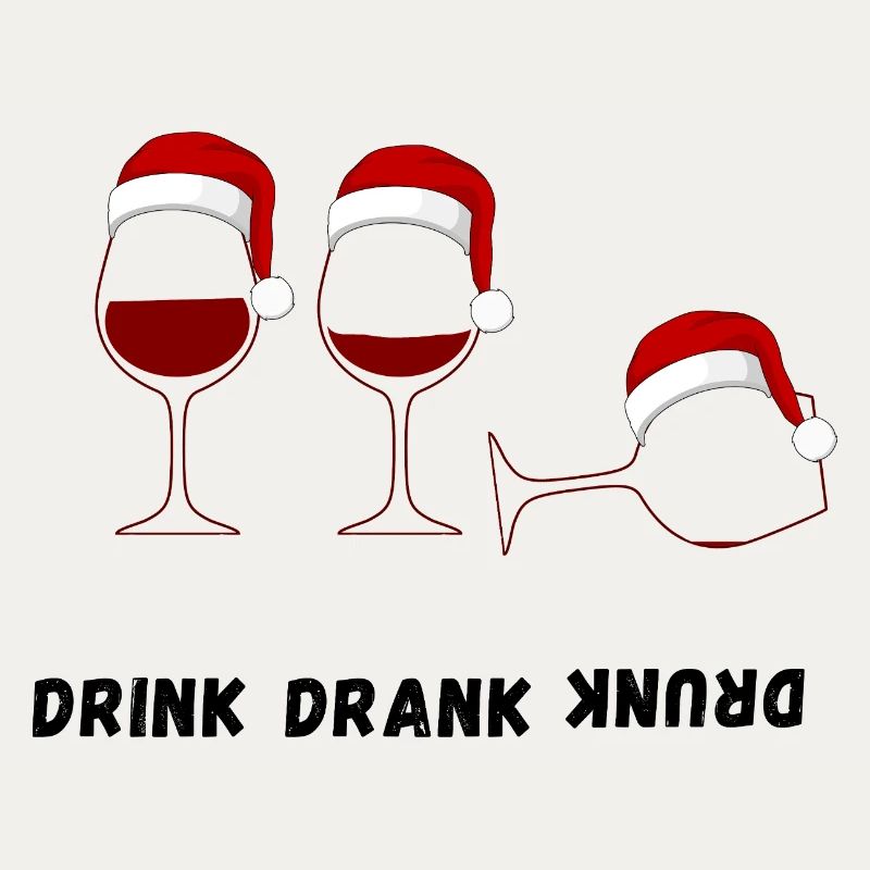 Drink Drank Drunk - Style pull de Noël laid