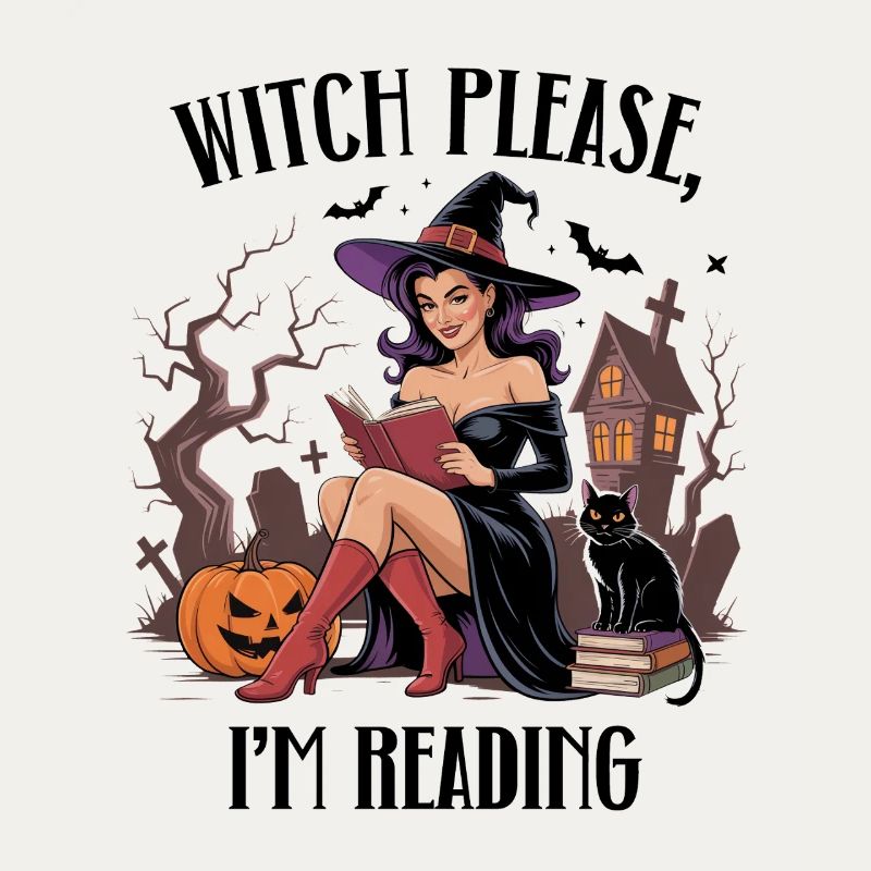 Witch Reading by Halloween Night