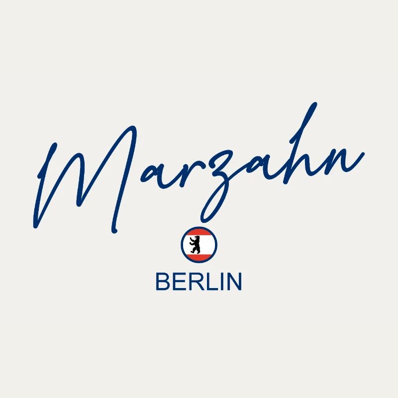 Marzahn - Drapeau de Berlin - Ours de Berlin - Berlineri