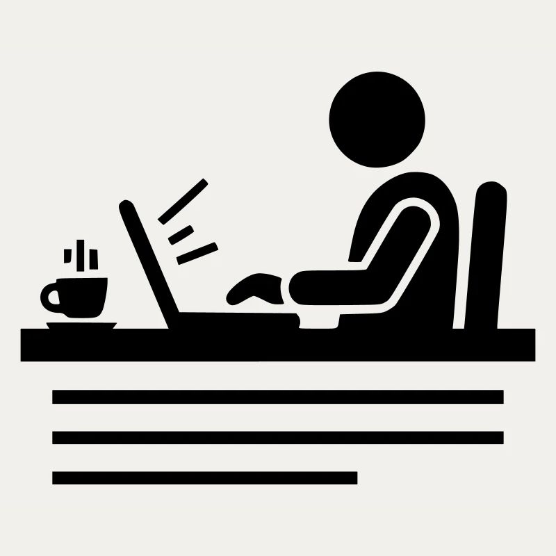 Büro & Home-Office | Programmierer Piktogramm