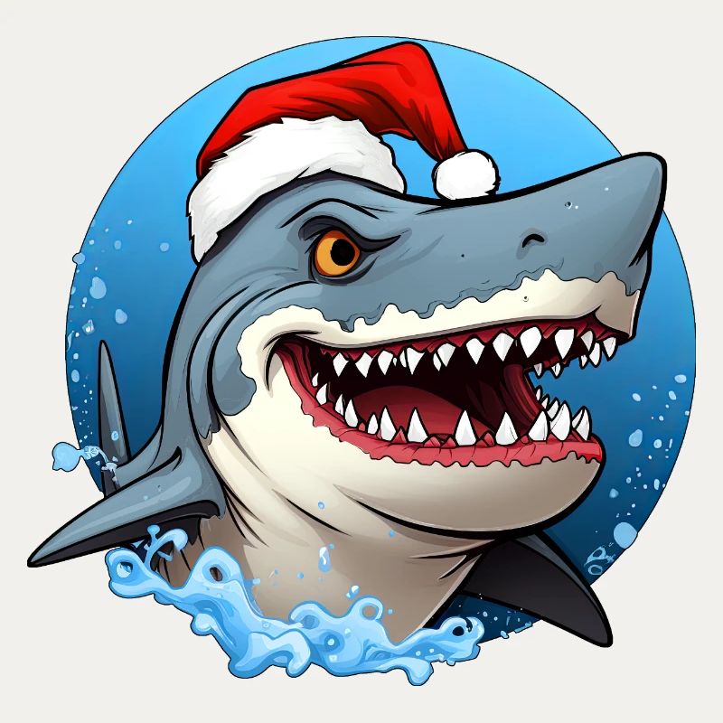 Weihnachtsmann Hai