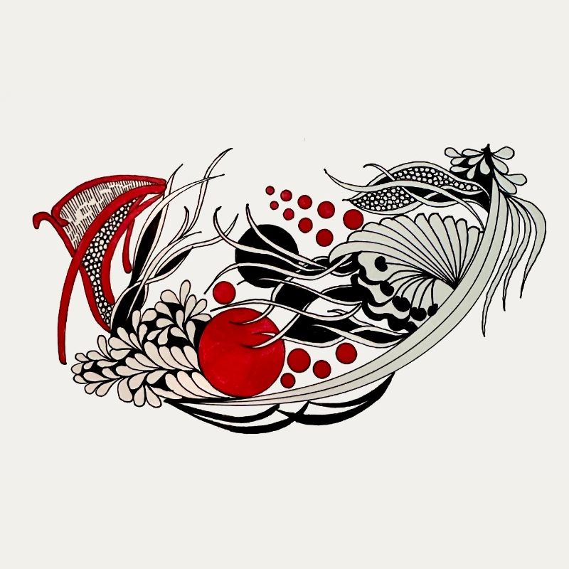 Flowing Flower Shell Waves
