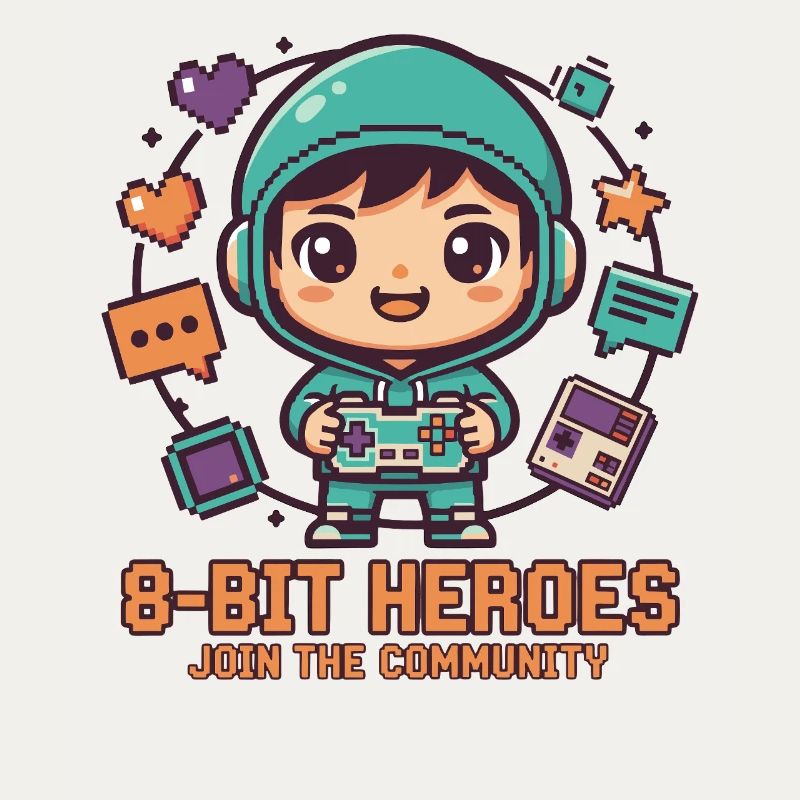 HÉROS 8 BITS | Jeux Rétro Chibi Communauté Pixel