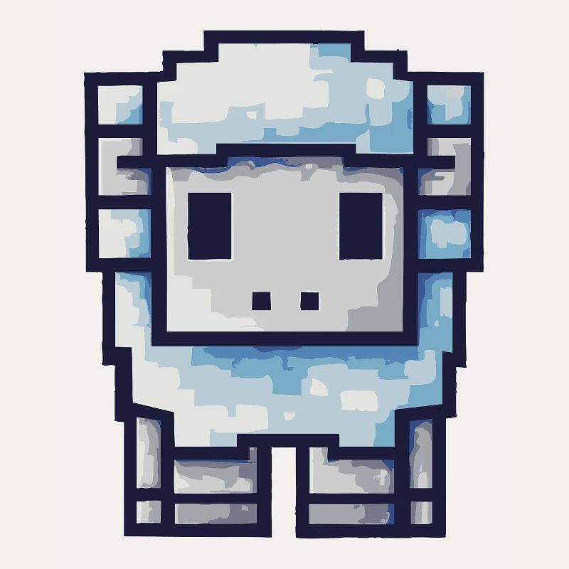 Pixel Sheep – Cute Retro Design