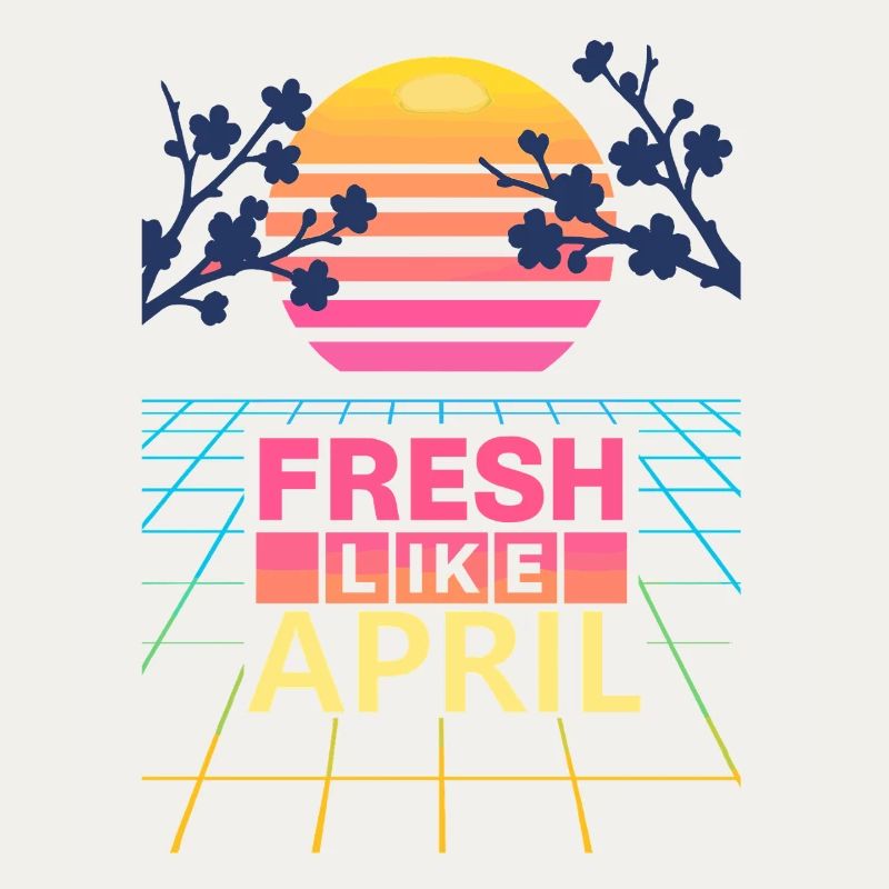 FRESH LIKE APRIL Retro Spring Cherry Blossom