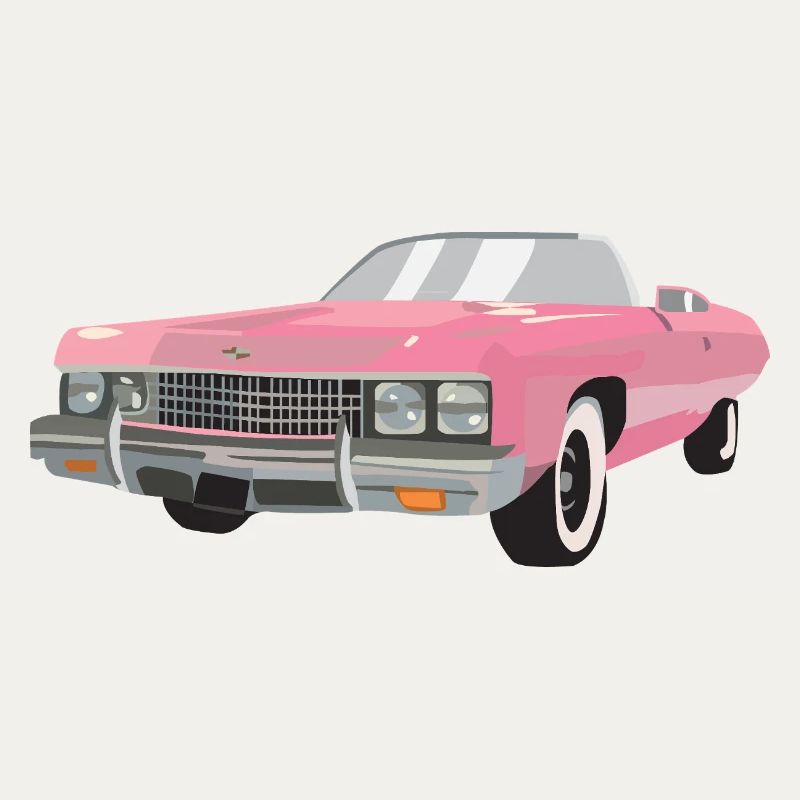 Pinke Auto-Rohlinge