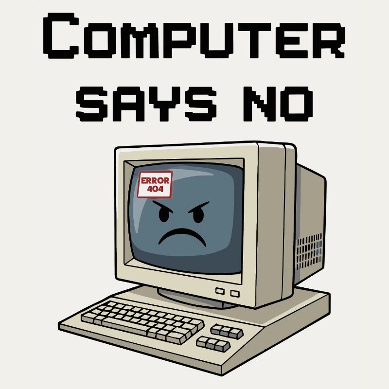 Retro Computer 404 Fehler