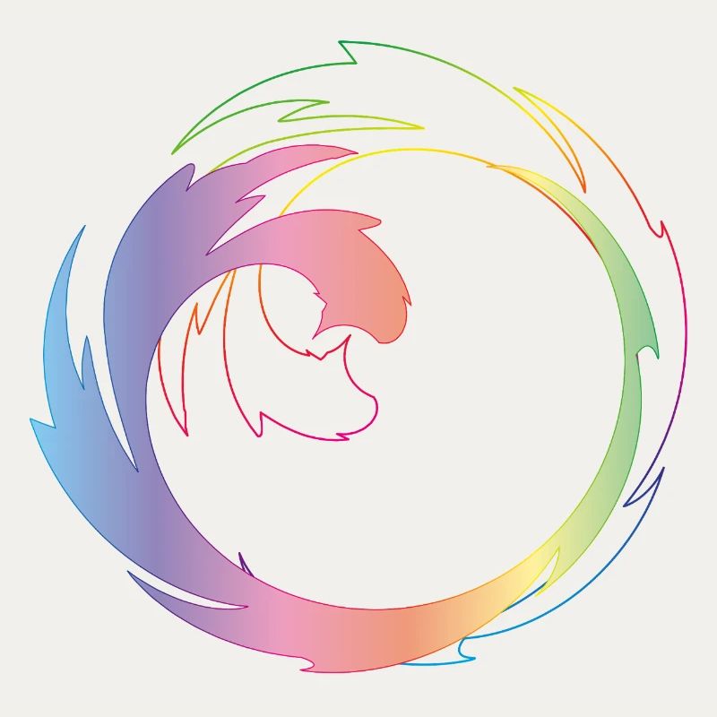 Roue chromatique créative comme cadre de design dynamique