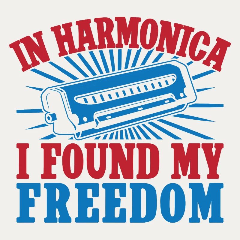 Harmonica drôle qui a trouvé mon harmonica de liberté
