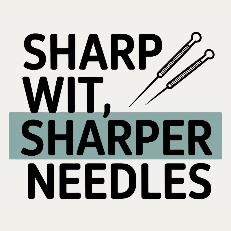 Sharp Wit Sharper Needles Acupuncturist Profession