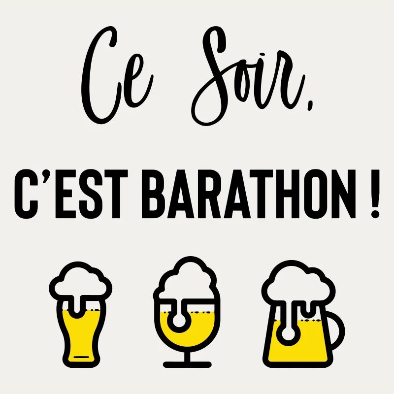 Heute Abend ist ein Barathon!