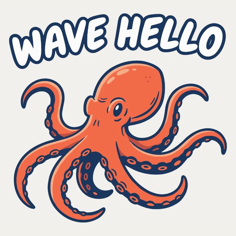 Wave Hello Squid
