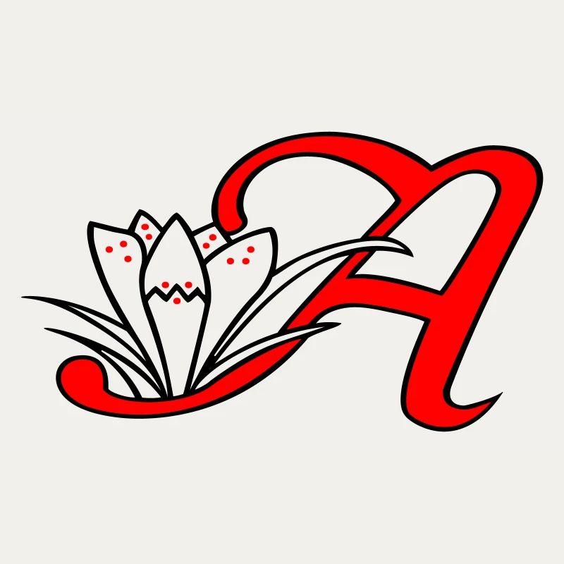 Buchstabe A Initiale