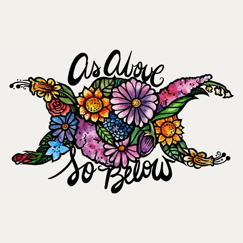 Blumenkamel-Silhouette