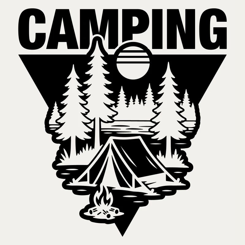 Tent Camping Symbol Nature