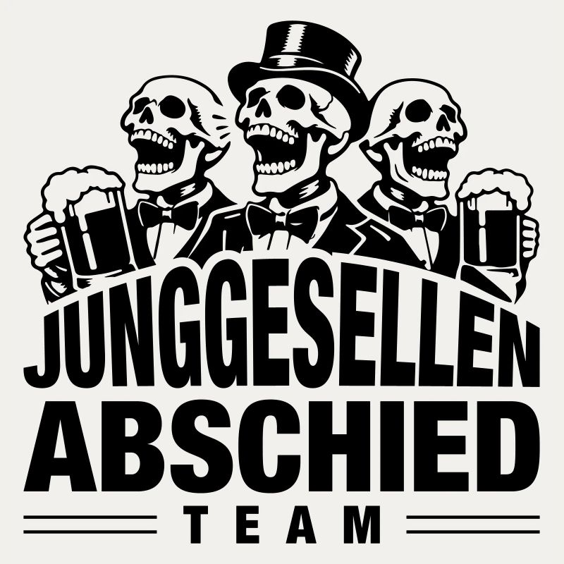 Bachelor Party Team Skeleton Beer