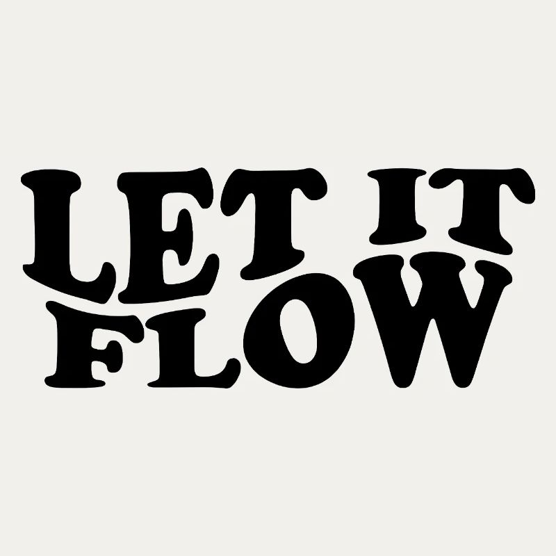 Laissez Ça Fluir – Conception typographique de mentalité